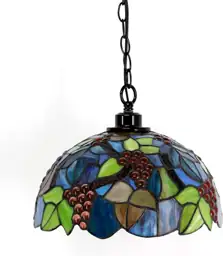 Tiffany Pendant Light Plug-in Stained… — Photo 2