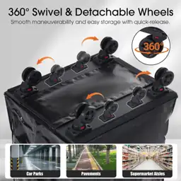 Reusable Grocery Bag on Wheels,… — Photo 2