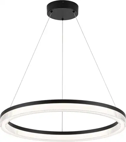 Modern Black LED Pendants,1 Ring… — Photo 1