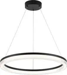 Modern Black LED Pendants,1 Ring… — Photo 1
