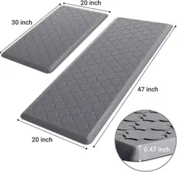 Kitchen Mat 2 PCS Cushioned… — Photo 2