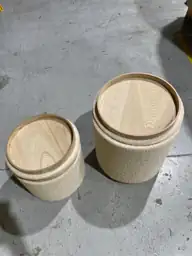 PINPLUS Round Storage Ottoman Set… — Photo 3