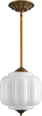 LOUSACE 10-Inch Milk Glass Ceiling… — Photo 1