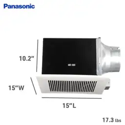 Panasonic WhisperCeiling 1.3-Sone 190-CFM White… — Photo 1