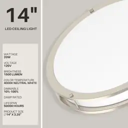 DYMOND LED Ceiling Light Fixture… — Photo 2