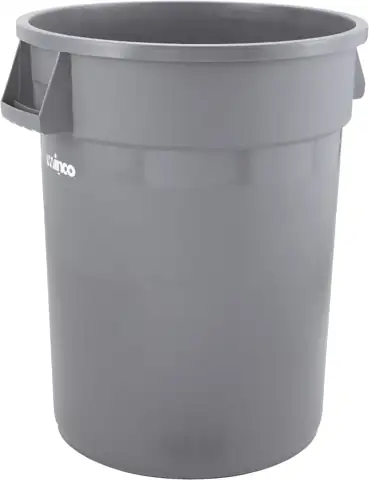 Winco Heavy-Duty Round Waste Container/Trash… — Photo 1