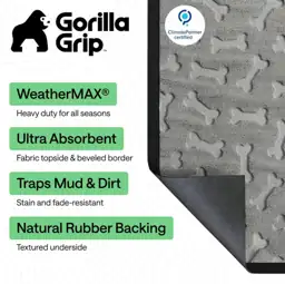 GORILLA GRIP WeatherMAX Door Mat,… — Photo 2