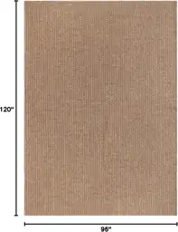 8x10 Natural Jute Rug -… — Photo 2