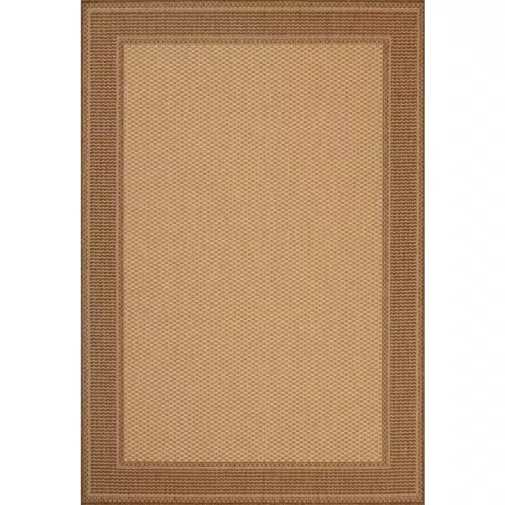 Hampton Bay Brown/Beige Texture Border… — Photo 1