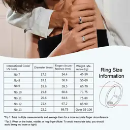 Smart Ring(Black,8) — Photo 2