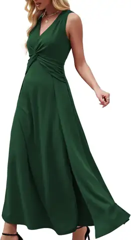 Wedding Guest Dress V Neck… — Photo 1