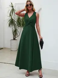 Wedding Guest Dress V Neck… — Photo 2