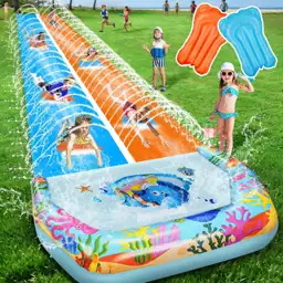40FT Double Slip Water Slide… — Photo 1