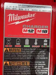 Milwaukee M18 Lithium-Ion Battery and… — Photo 5