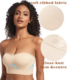 PRETTYWELL Strapless Bra for Women… — Photo 2