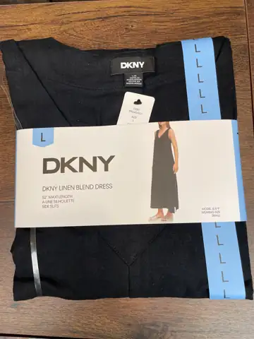DKNY Linen Blend Dress — Photo 1