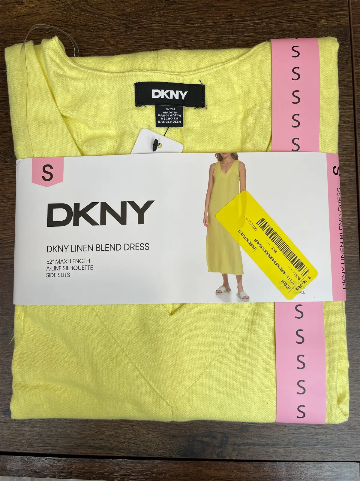 DKNY Linen Blend Dress — Photo 1