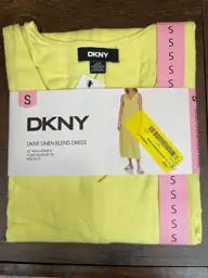 DKNY Linen Blend Dress — Photo 1