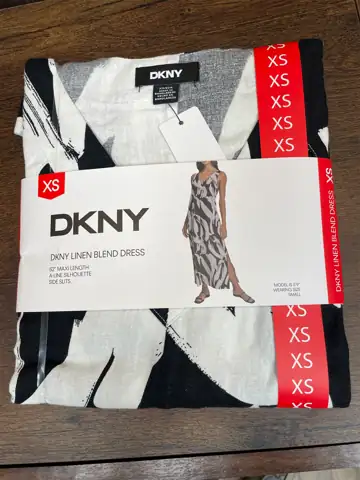 DKNY Linen Blend Dress — Photo 1