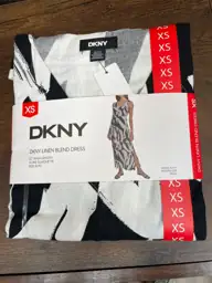 DKNY Linen Blend Dress — Photo 1
