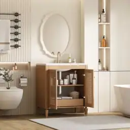 30 in. Bathroom Vanity with… — Photo 2