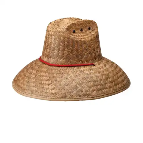 Sun Protection Wide-Brim Straw Hat… — Photo 1