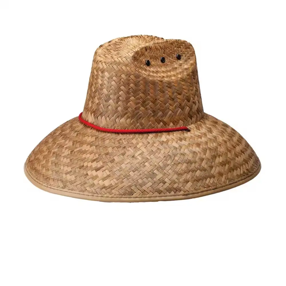 Sun Protection Wide-Brim Straw Hat… — Photo 1