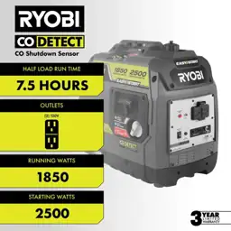 2500-Watt Recoil Start Gas Powered… — Photo 2