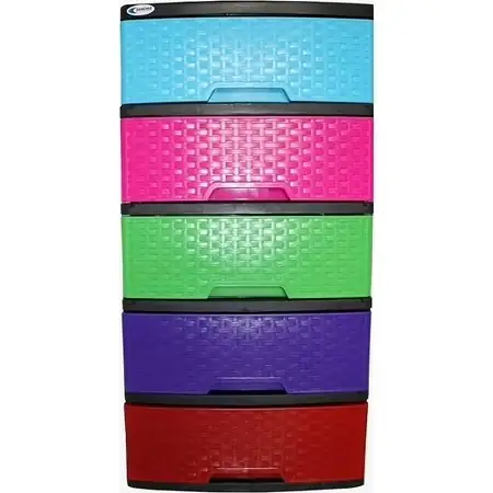 5 Drawer Chest Multicolor — Photo 1