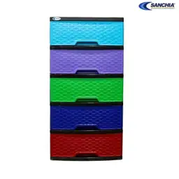 5 Drawer Chest Multicolor — Photo 2