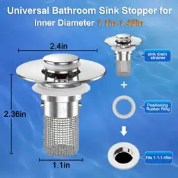 Bathroom Sink Drain Strainer Set… — Photo 2