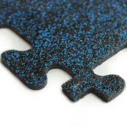 Rubber Gym Tiles with Blue… — Photo 2