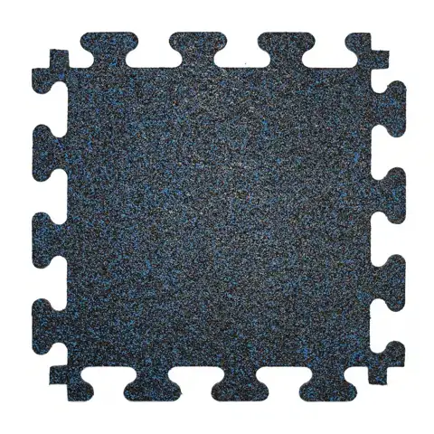 Rubber Gym Tiles with Blue… — Photo 1
