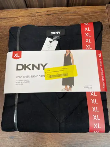DKNY Linen Blend Dress — Photo 1