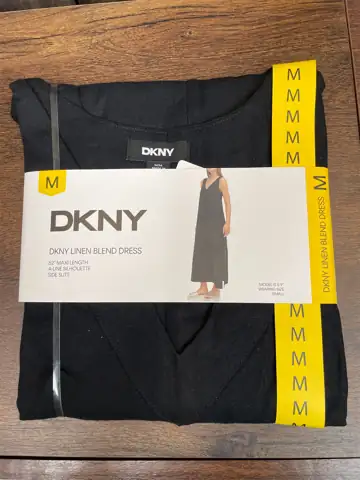 DKNY Linen Blend Dress — Photo 1