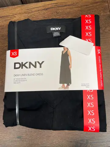 DKNY Linen Blend Dress — Photo 1