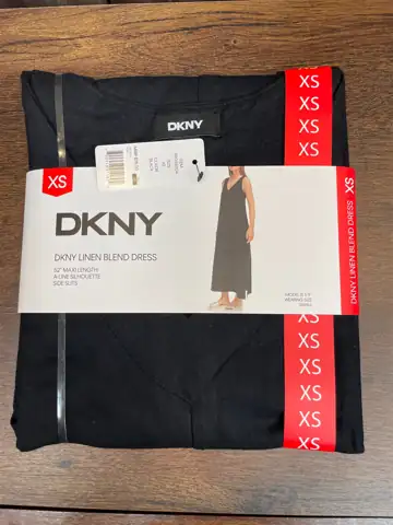 DKNY Linen Blend Dress — Photo 1
