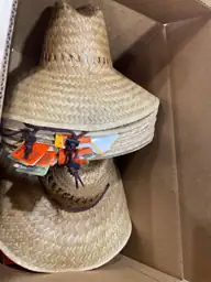 Sun Protection Wide-Brim Straw Hat… — Photo 3