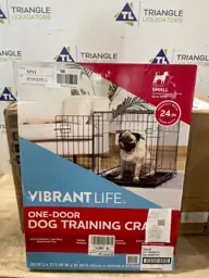 Vibrant Life Single-Door Folding Dog… — Photo 3