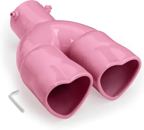 Heart Dual Exhaust Tip 2.5… — Photo 1