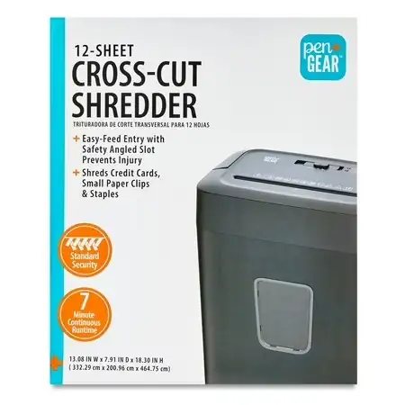 Pen+Gear 12-Sheet Cross-Cut Paper and… — Photo 1