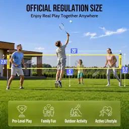 Complete Badminton Set for Backyard… — Photo 2