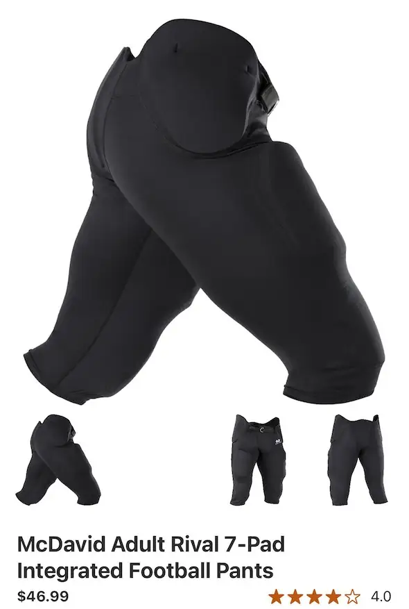 Mcdavid football pants — Photo 1