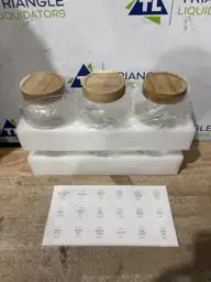 KEYWING 88oz Glass Jars w/Acacia… — Photo 3