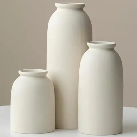 Ceramic Vase Set-3: Large Boho… — Photo 1