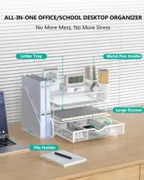 WALI Desk File Organizer, 4-Tier… — Photo 2