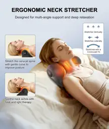 Neck Massager with Heat, Red… — Photo 2