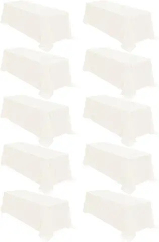 fani 10 Packs Ivory Tablecloth… — Photo 1