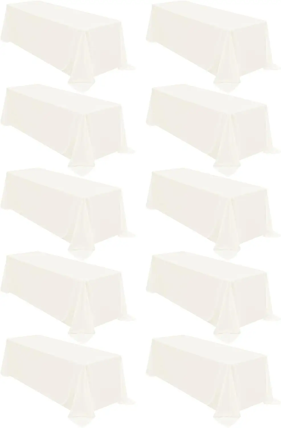 fani 10 Packs Ivory Tablecloth… — Photo 1