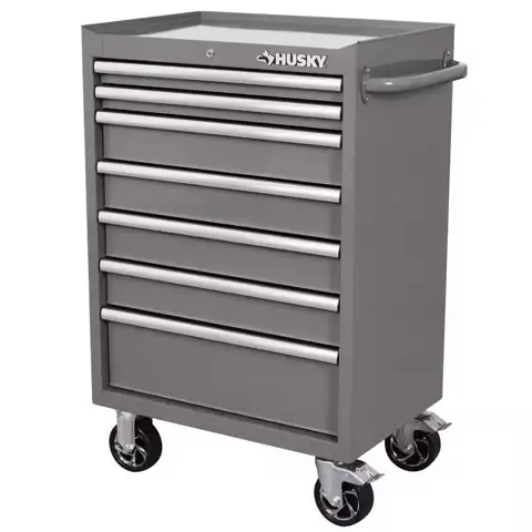 Standard-Duty 27 in. 7-Drawer Gray… — Photo 1